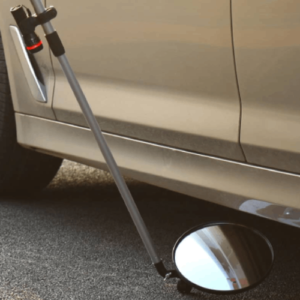 LED Lighted Round Under Vehicle Inspection Mirror