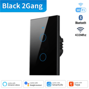 TNCE Tuya WiFi Smart Wall Switch 1/2/3/4 Gang Wire Touch Sensor LED